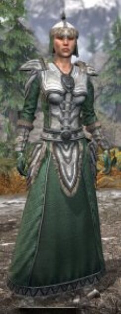 Ancestral Orc Homespun - Female Robe Front