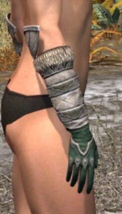 Ancestral Orc Homespun Gloves - Female Right