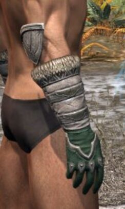 Ancestral Orc Homespun Gloves - Male Right