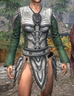 Ancestral Orc Homespun Jerkin - Female Front