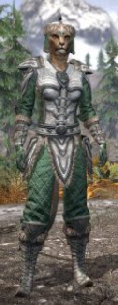 Ancestral Orc Homespun - Khajiit Female Shirt Front