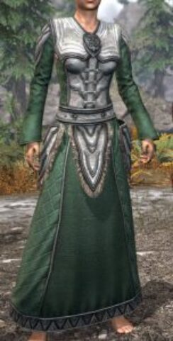 Ancestral Orc Homespun Robe - Female Front