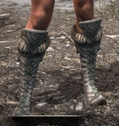 Ancestral Orc Homespun Shoes - Female Front