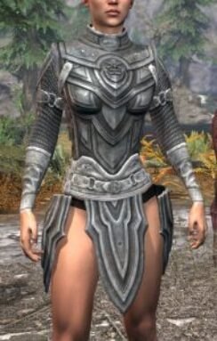 Ancestral Orc Iron Cuirass - Female Front