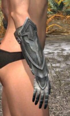 Ancestral Orc Iron Gauntlets - Female Right