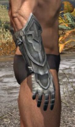 Ancestral Orc Iron Gauntlets - Male Right
