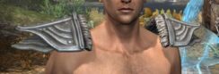 Ancestral Orc Iron Pauldrons - Male Front