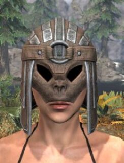 Ancestral Orc Rawhide Helmet - Female Front