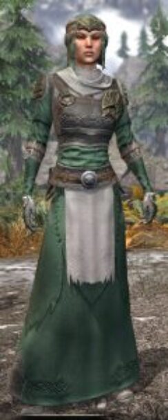 Blackreach Vanguard Homespun - Female Robe Front