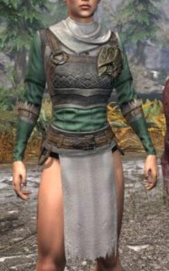 Blackreach Vanguard Homespun Jerkin - Female Front