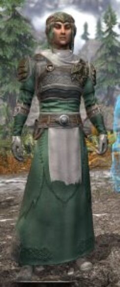 Blackreach Vanguard Homespun - Male Robe Front