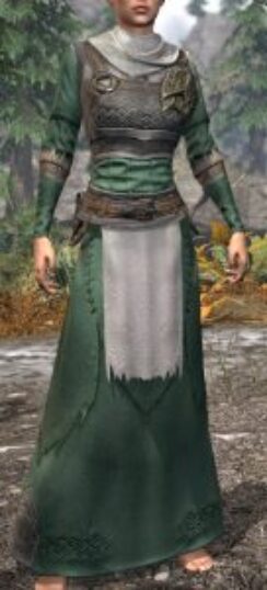 Blackreach Vanguard Homespun Robe - Female Front