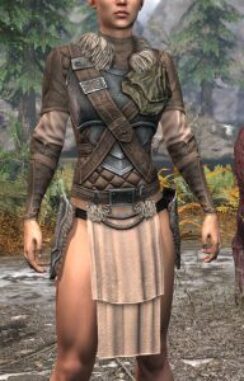 Blackreach Vanguard Iron Cuirass - Female Front