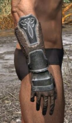 Blackreach Vanguard Iron Gauntlets - Male Right