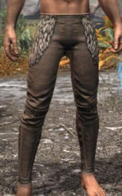 Blackreach Vanguard Iron Greaves - Male Front