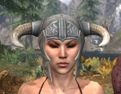 Blackreach Vanguard Iron Helm - Female Front