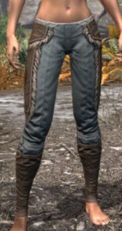 Blackreach Vanguard Rawhide Guards - Female Front