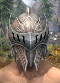 Greymoor Iron Helm - Male Front