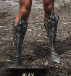 Greymoor Iron Sabatons - Female Front