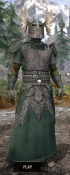 Sea Giant Homespun - Argonian Male Robe Front