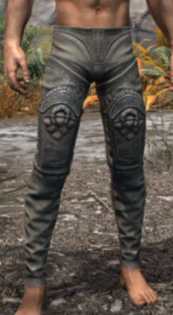 Sea Giant Iron Greaves - Male Front