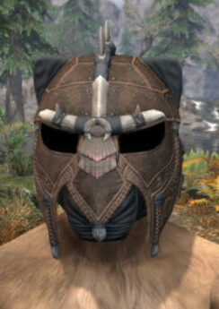 Sea Giant Rawhide Helmet - Khajiit Female Front