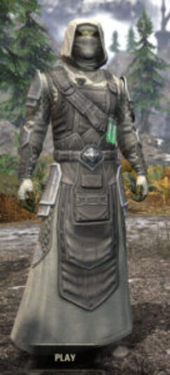 Hazardous Alchemy Honespun - Argonian Male Robe Front