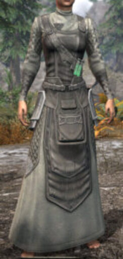 Hazardous Alchemy Honespun Robe - Female Front