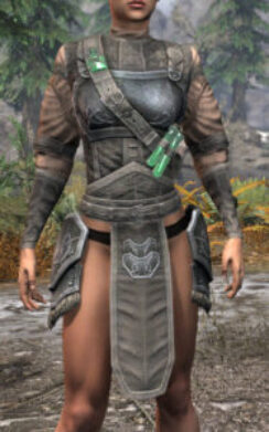 Hazardous Alchemy Iron Cuirass - Female Front