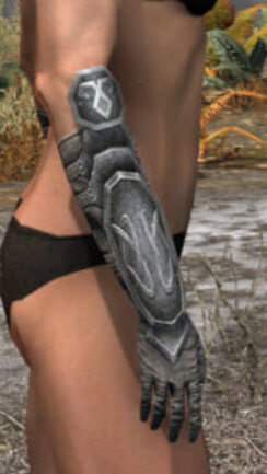 Hazardous Alchemy Iron Gauntlets - Female Right