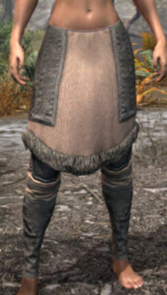Hazardous Alchemy Iron Greaves - Female Front