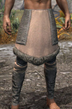 Hazardous Alchemy Iron Greaves - Male Front