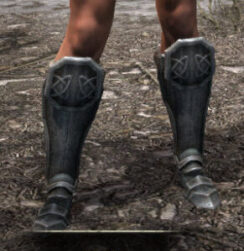 Hazardous Alchemy Iron Sabatons - Female Front
