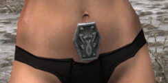 Hazardous Alchemy Rawhide Belt - Female Front